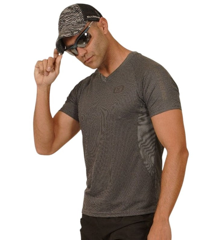 Shirt Running V Men short 1006