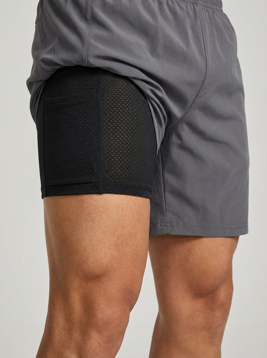 Shorts Running with Leggings 4027