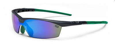 Gray lens mirror Green SpinJet 6001 Glasses