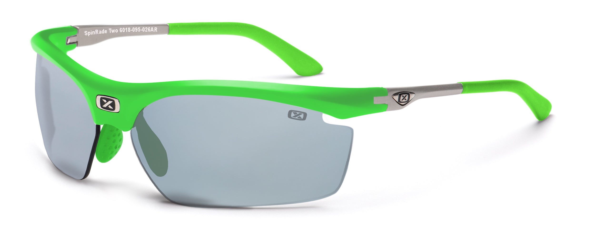 Green lens mirror Silver Spinrade Two 6018 Glasses