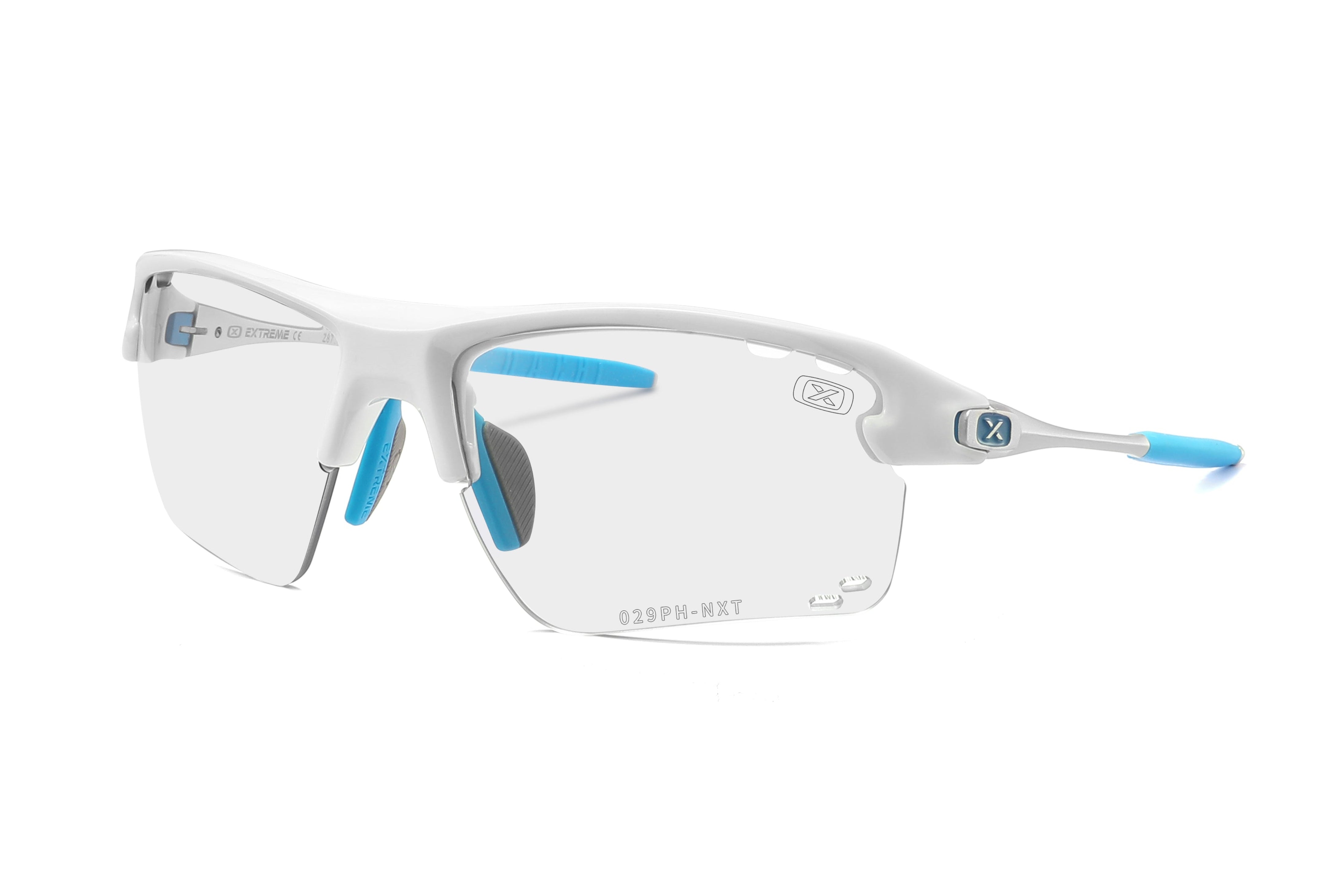 OACHI 6023 White glossy frame ,photochromic lens