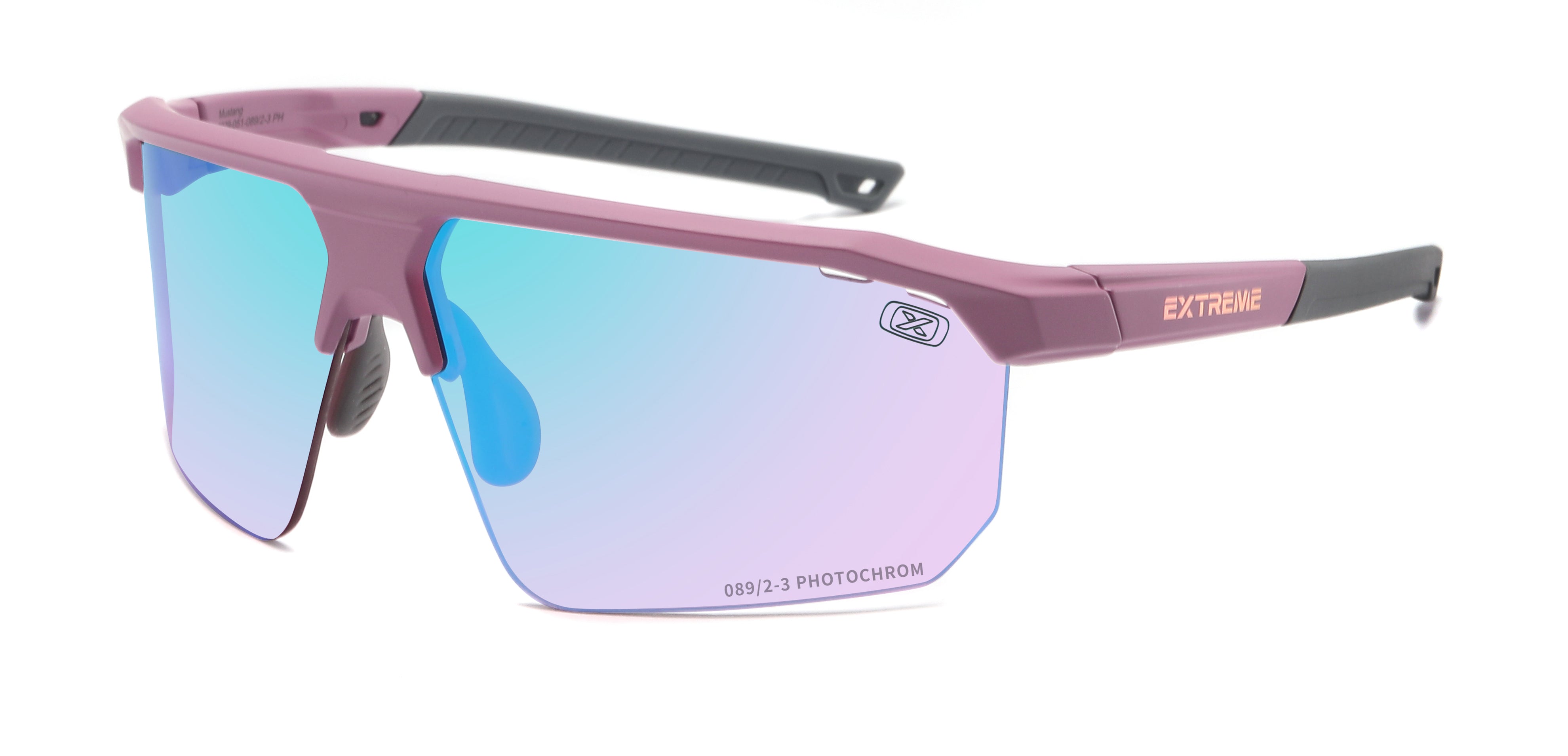 Mustang 6029 Pink lens photochromic in the sun Blue