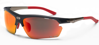 SpinRun 6020 Gray frame,  Red mirror lens