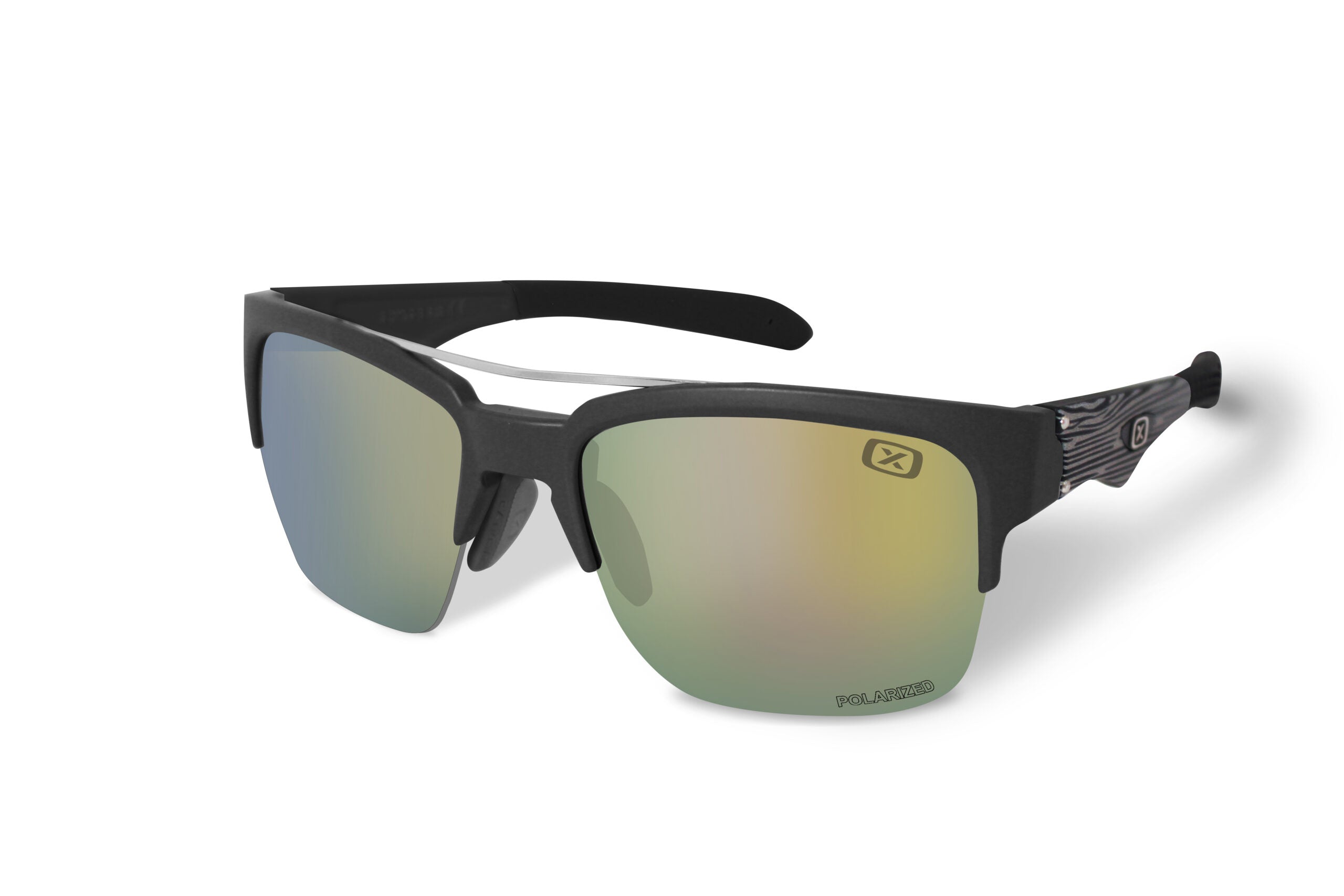 שחור מט עדשה מראה זהב Cool Run 3050 משקפי