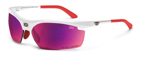 แว่นตา HD White เลนส์สีน้ำตาล Spinrade รุ่น 6018 สองชิ้น