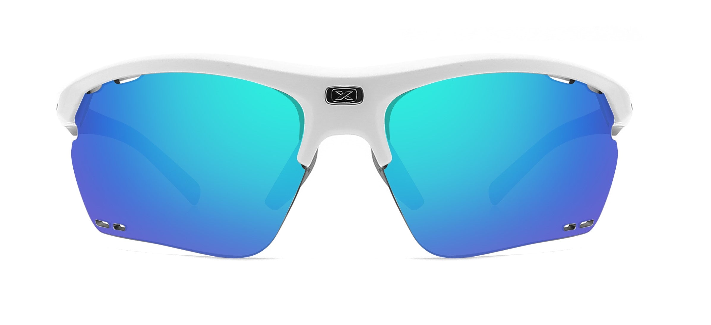 SpinRun 6020 matt White frame,   lens mirror Blue