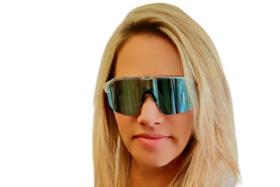 Ruling 6030 clear lens mirror Blue